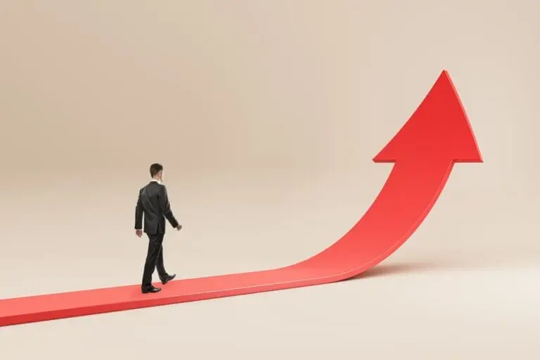 Business,Success,,Growth,And,Personal,Development,Concept,With,Businessman,Back